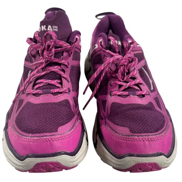 Hoka One One Women's Challenger ATR Running Shoes Size 10 Purple & Pink Mesh - Picture 2 of 11